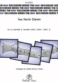 Two French Dances - for an ensemble of recorders - pro soubor fléten
